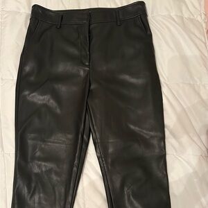 Loft NWT faux leather pants sz 12 black